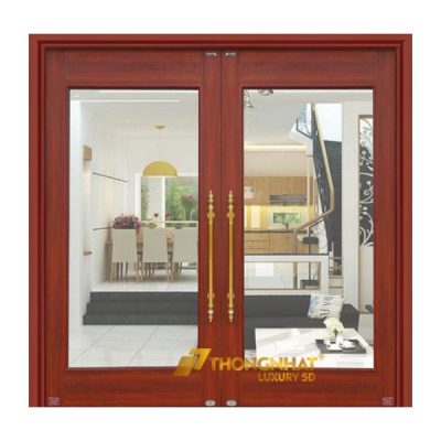 Mẫu ảnh cửa thép vân gỗ TL4