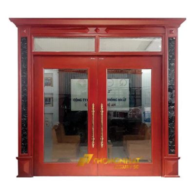 Mẫu ảnh cửa thép vân gỗ TL6