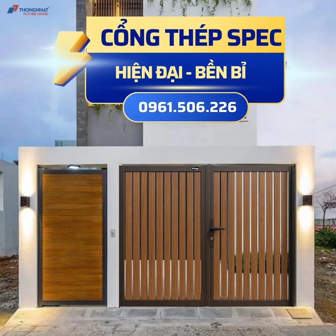 Cổng thép spec