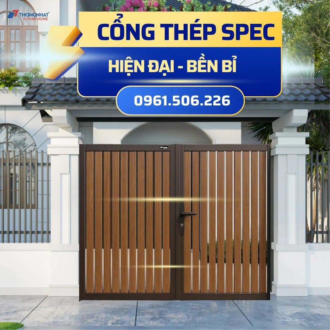 cổng thép spec