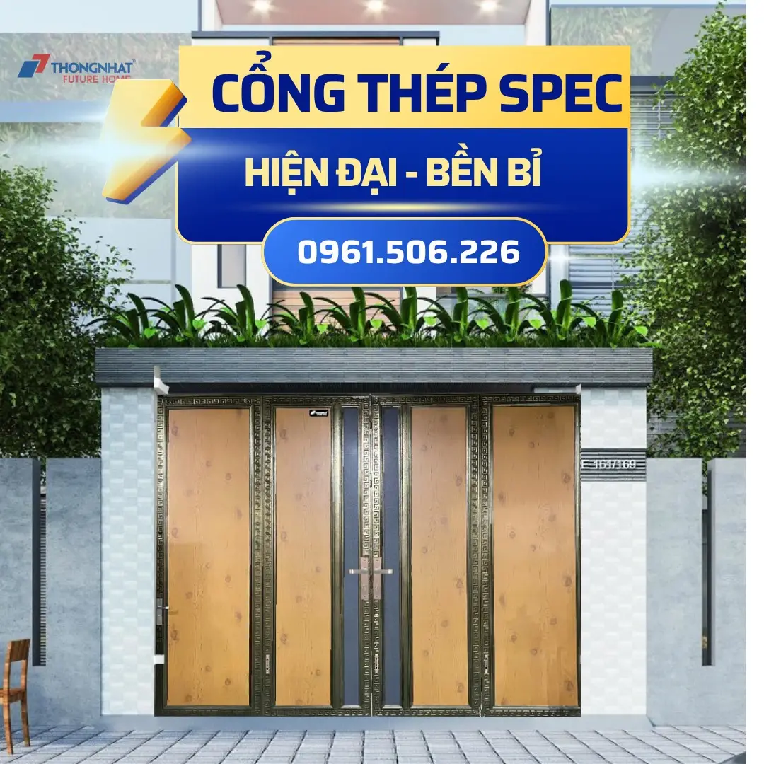 Cổng thép spec