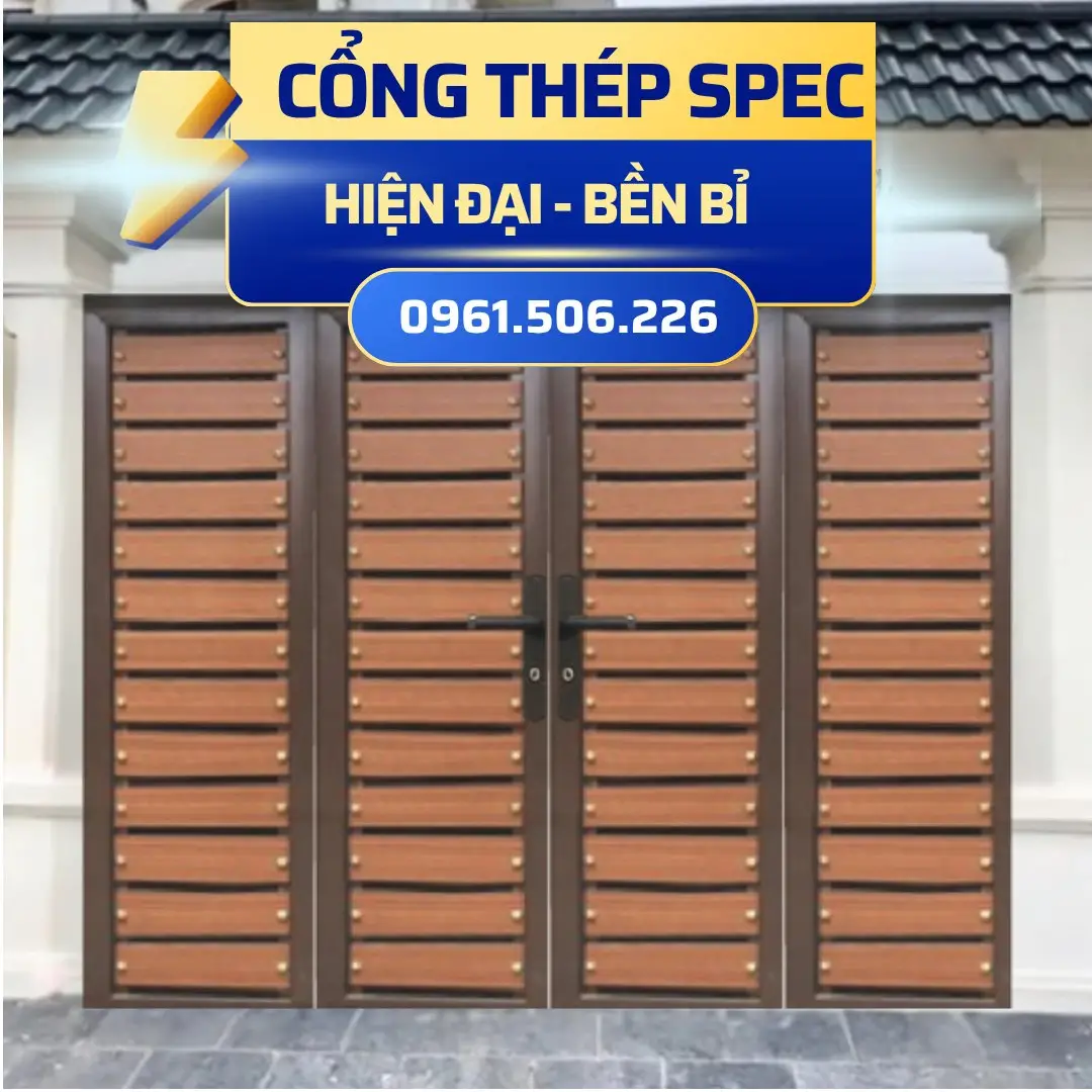 Cổng thép spec